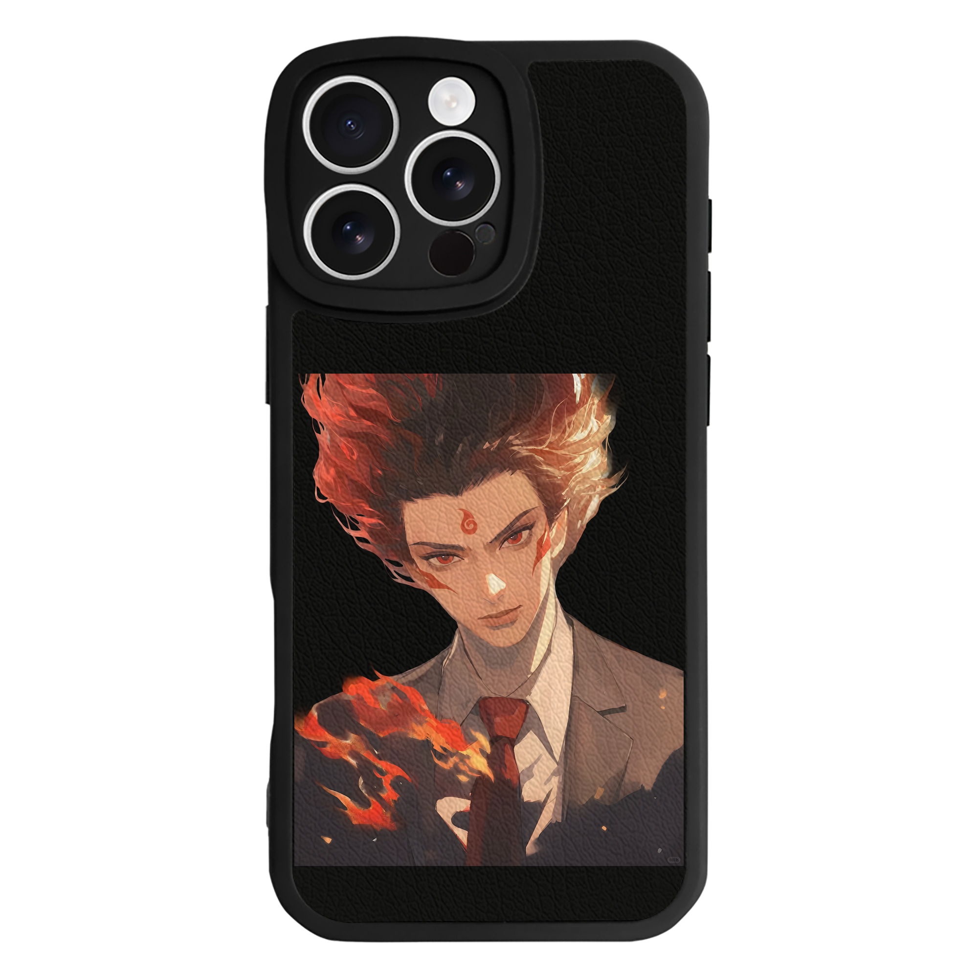 （画像用） Ne Zha 2 ナタ 魔童の大暴れ 【iPhone 16シリーズ対応】シリコンスマホケース（レザー調） 材質：シリコン